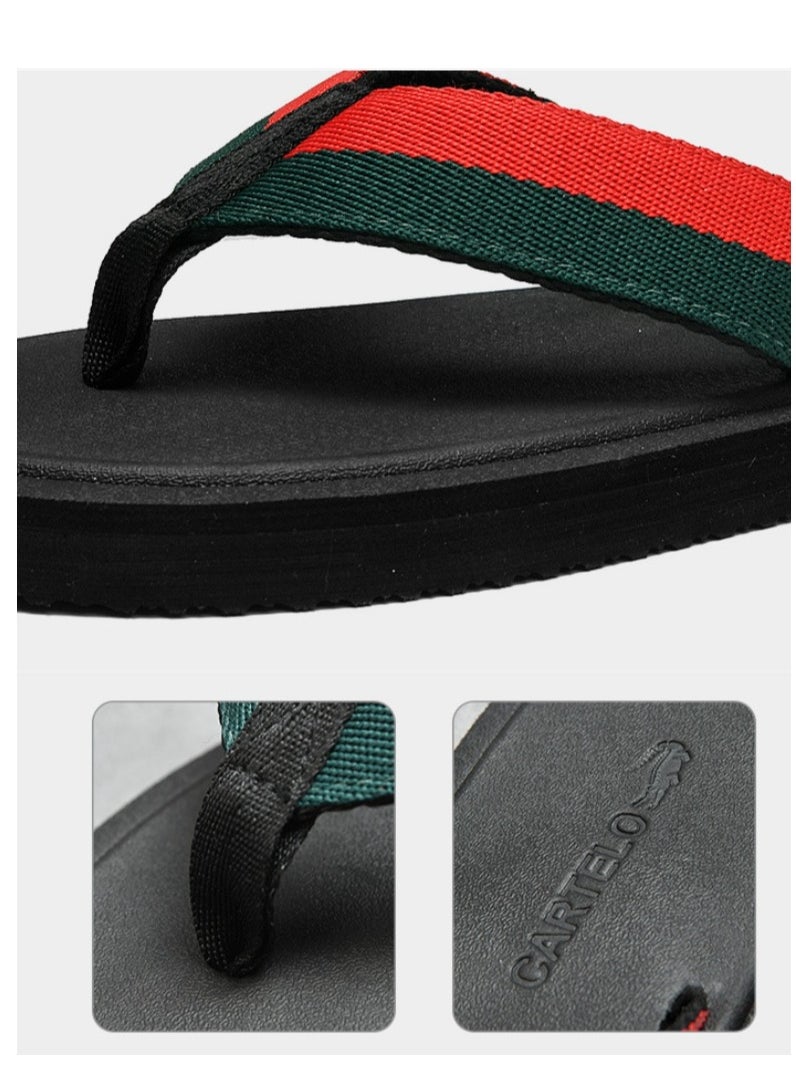 CARTELO Men's Beach Casual Flip Flops  - Image 5