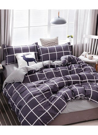 Sharpdo 4-Pieces Bed Sheet Set Polyester Soft Quilt Cover With 1Quilt Cover 200*230cm 1 Flat Sheet and 2 Pillowcases - pzsku/Z6C90650005158AC34E34Z/45/_/1668753190/dae867c5-2195-4613-8fb4-44cbb3541c43