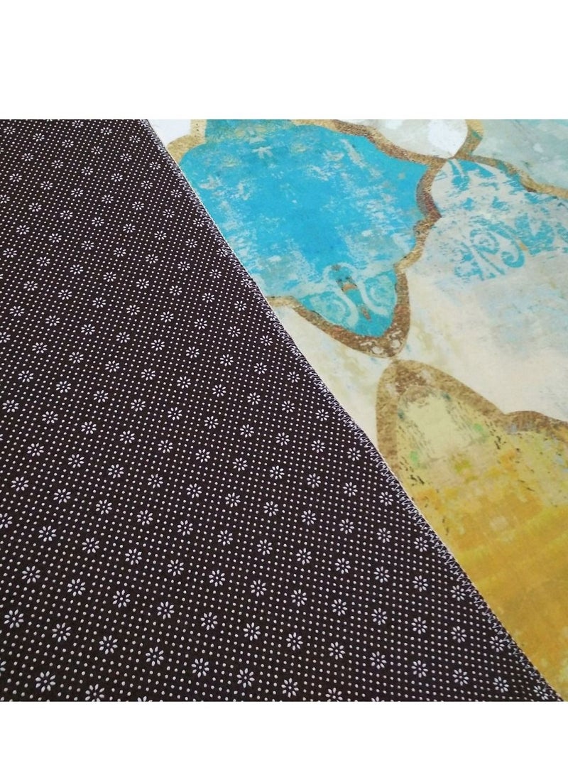 Sharpdo Area Rug Carpet Living Room Bedroom Rugs and Mats Rectangular Soft Touch Carpet  Multicolor Polyester140*200CM - Image 4