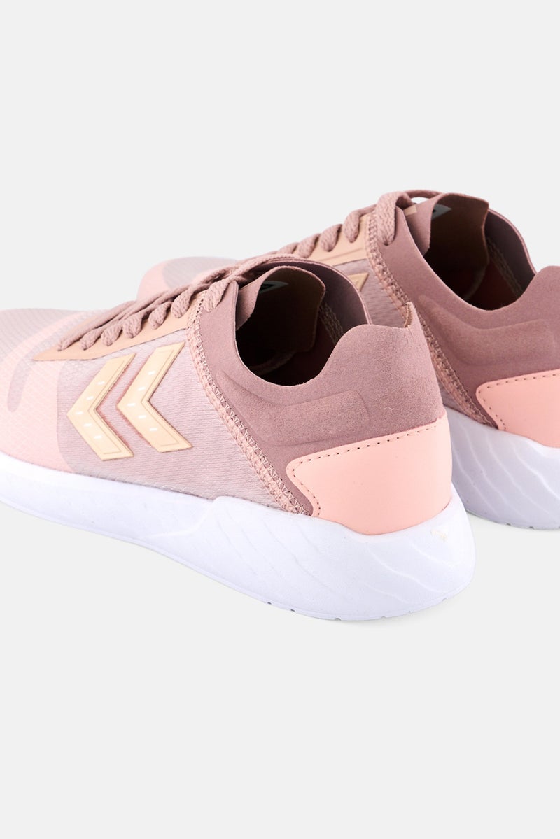 Hummel Kids Girl Minneapolis Legend Lace Up Training Shoes, Pink - Image 2