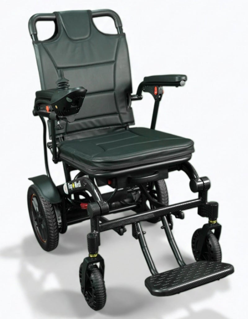 Top Medi Ultra-lightweight, foldable electric wheelchair - only 20 kg | Aviation-approved 10Ah lithium battery | Ideal for travel and daily commuting - Image 1