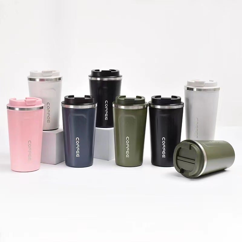 Creative Second Generation 304 Stainless Steel Coffee Cup Outdoor Portable American Fashion Office Gift Cup - Image 3