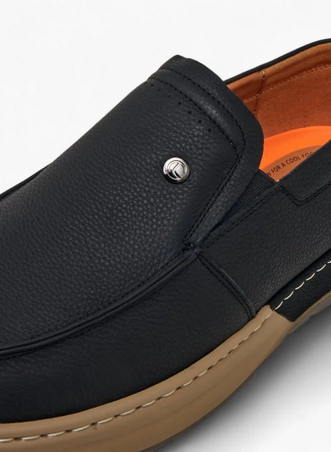 Le Confort BLACK Men Slip-On Leather Loafers for Men | Best Price UAE
