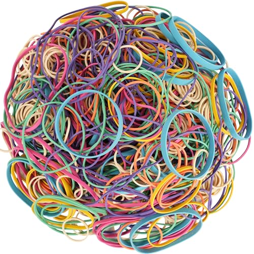 Foshine Rubber Bands Assorted Size Multicolor 0.5lb Elastic Bands for School Home Office Supplies Size#10,Size#16,Size#19,Size#33,Size#64,Size# 4.8",Size#5.9" - Image 5
