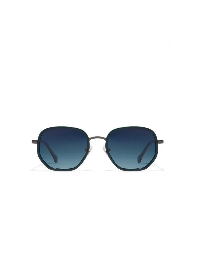 30Sundays Atlas,Unisex Sunglasses, Geometric Sunglasses, UV Protection: UV400 (Blue,Blue)