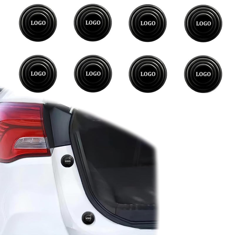 WISKA Car Door Shock Absorber Protector Gasket Guard Pads Edge Stickers Accessories for BMW X1, X3, X5, M2, i4, iX1, Series 2, 3, 5, 6, Z4, M340i - Image 1