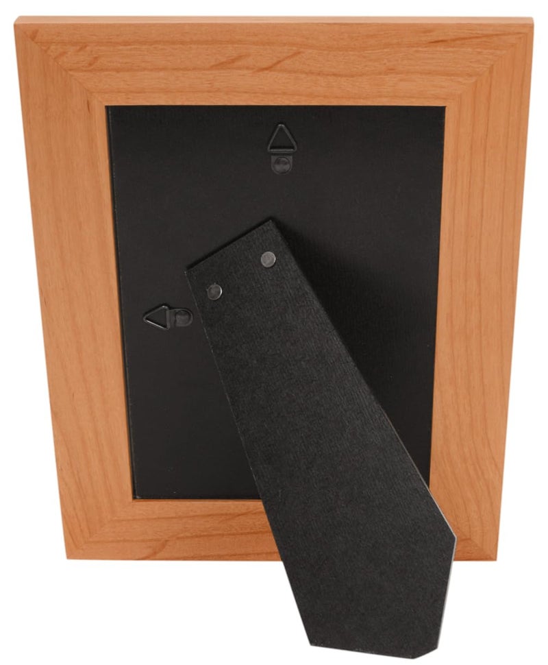 ThisWear Graduation Gifts for Women Seniors Spelled with 2025 Graduation Party Gift College Graduation Frame Natural Wood Laser Engraved Portrait 5x7 Photo Frame - Image 2