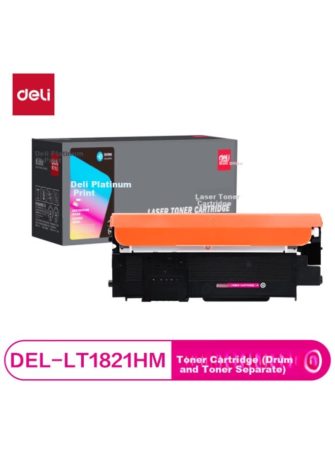 Deli Lt1821 Magenta Toner Cartridge Compatible With Lenovo Lt1821 Cs1831/cs1831w/cs1821/cs1821w/cm7110w/cm7120w - 1700 Pages - Image 2