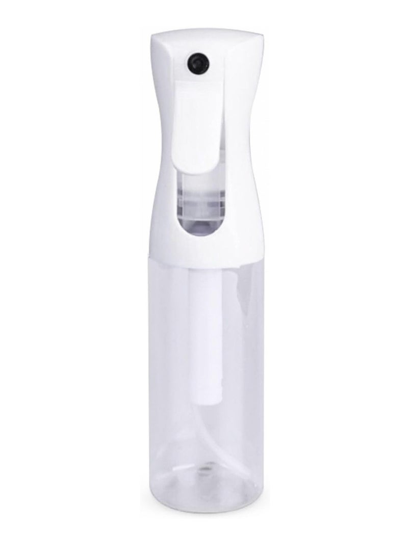 VIGOR PATH Continuous Water Mister Spray Bottle for Hair - Continuous Spray Nano Fine Mist Sprayer - Empty Spray Bottle - Reusable Beauty Spray Bottle - Cleaning, Hairstyling & Plants (Clear - 10oz) - Image 1