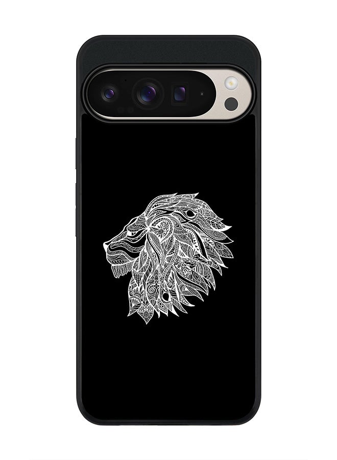 Stylizedd For Google Pixel 9 Pro XL Case,Slim fit Camera Protection, Shockproof Thin Phone cover - Lion Abstract - Image 1