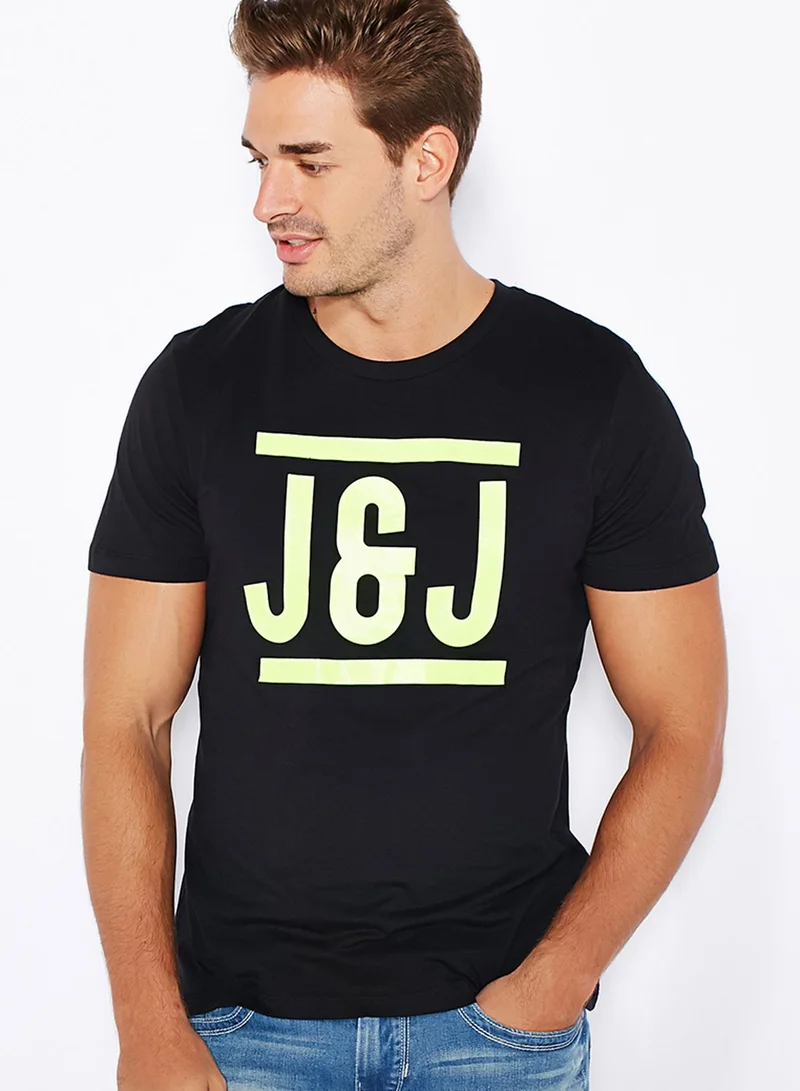 JACK & JONES Logo Initials T-Shirt