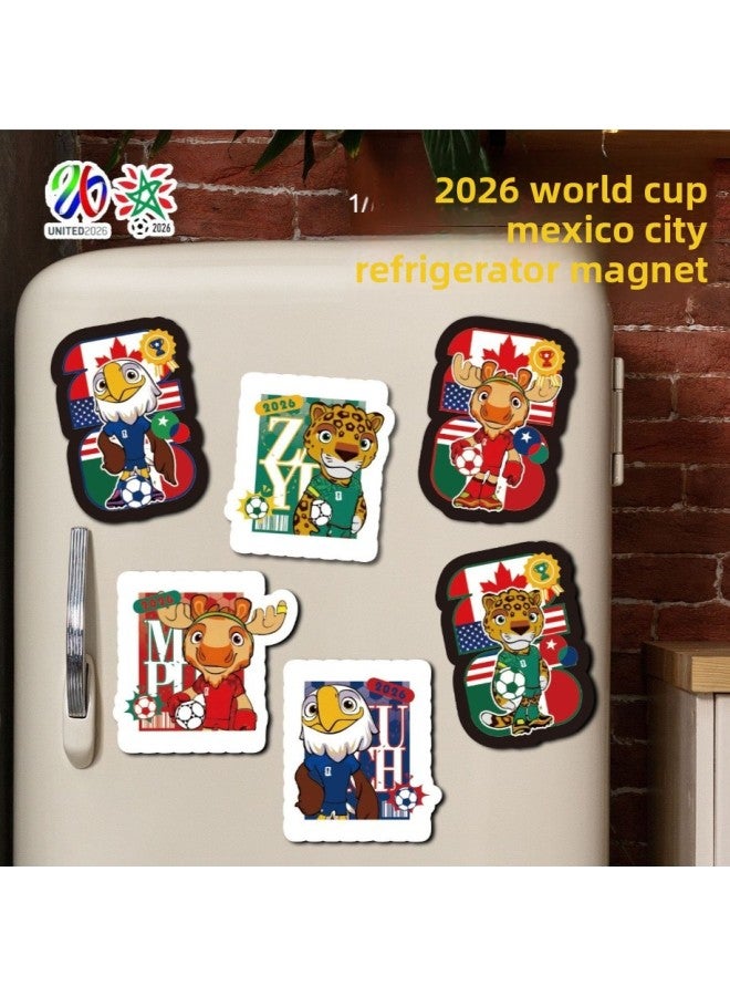 ديكورات مستوحاة من كأس العالم 2026 - اللون: نسر البحر - قاعدة سوداء - الحجم: 6 سم - Image 2
