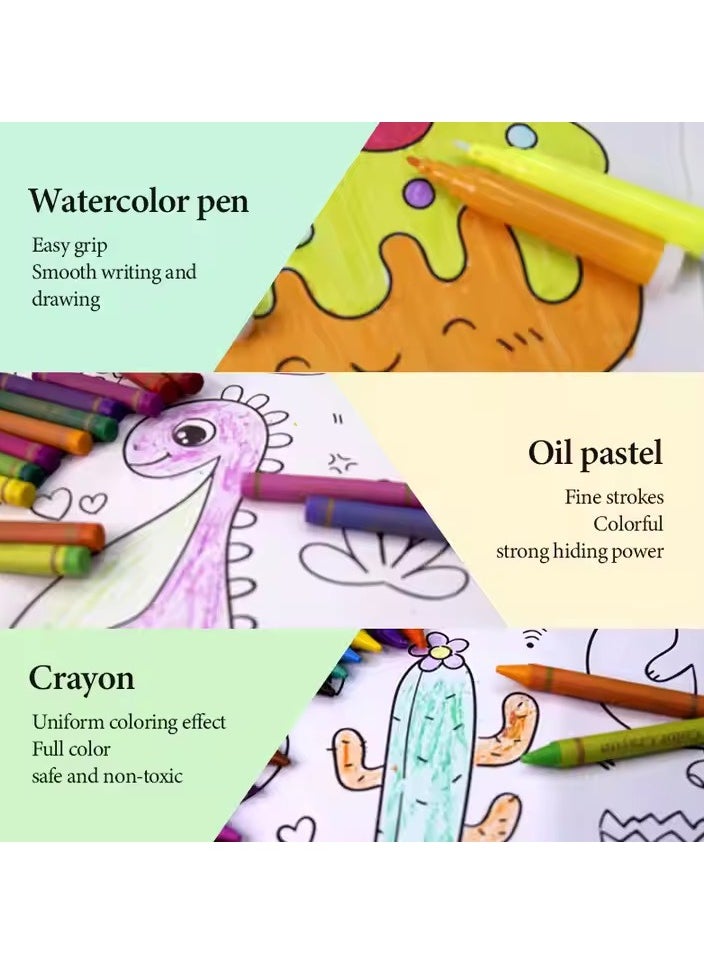 MHD - 150-Piece Children Drawing Set Multicolour - Image 1