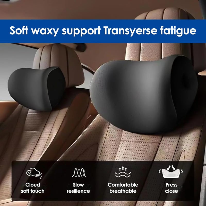 CERICAI Car Headrest Pillow - Ergonomic Neck Support for Driving with Soft Memory Foam - Image 2