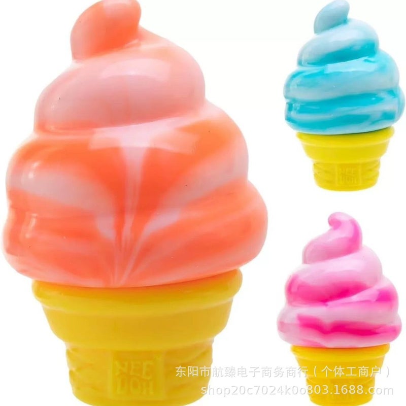 Ice Cream Cone Squishy Toy Stress Relief - Image 4