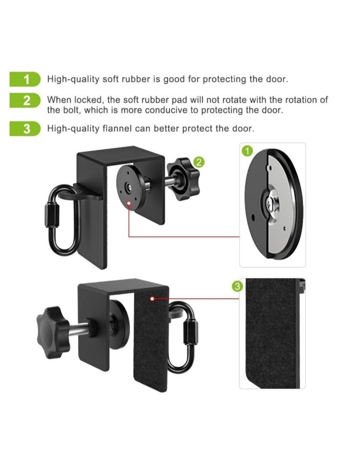 Generic Heavy Duty Door Anchor for Resistance Bands Suspension Training, Workout Door Mount Anchors for Body Weight Straps, Strength Training, Physical Therapy Exercise, Home Gym  - Image 3