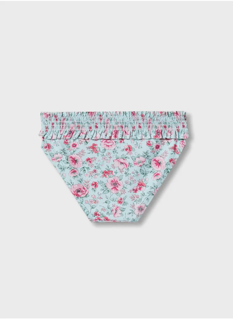 MANGO Infant Floral Print Bikini Bottoms