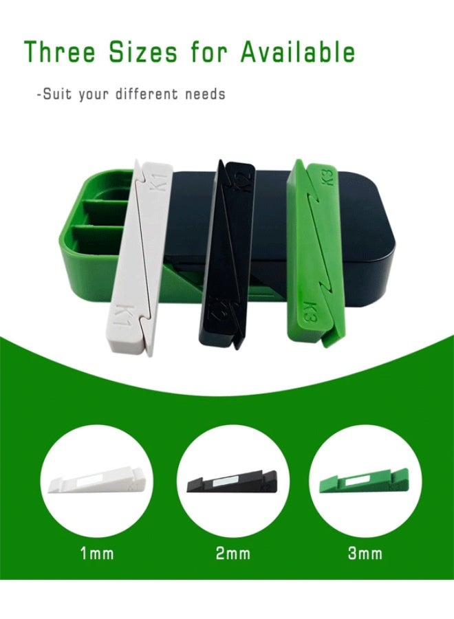 DAEVO Ultrathin Sectioning Aid, Vegetable Sheet Cutter Slicer, Creative Kitchen Cutting Aid Gadgets Tool, Food Slicer Assistant Tool for Slicing Cucumber Carrot - Image 4