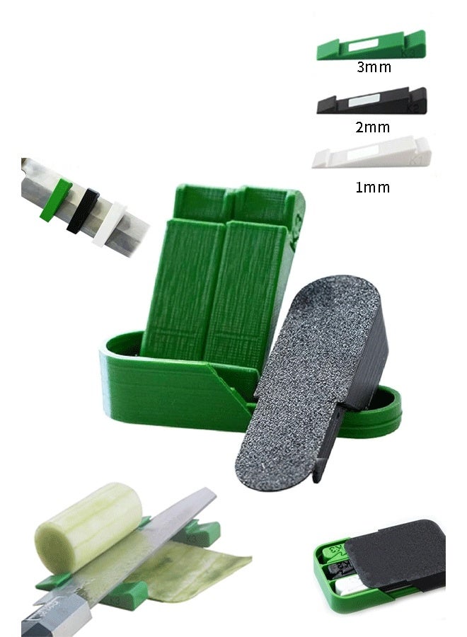 DAEVO Ultrathin Sectioning Aid, Vegetable Sheet Cutter Slicer, Creative Kitchen Cutting Aid Gadgets Tool, Food Slicer Assistant Tool for Slicing Cucumber Carrot - Image 1