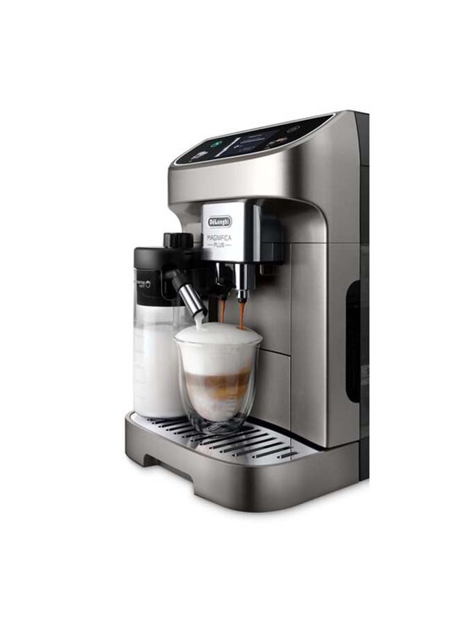 De'Longhi Coffee Machine MAGNIFICA PLUS Fully Automatic Espresso Machine with 19+ Hot & Iced Beverages Colour Touch Display 13 Grinder Settings Latte Crema Twin Shot ECAM320.70.TB (Made in Europe) 1.9 L 1450 W ECAM320.70.TB Titanium Black - Image 2