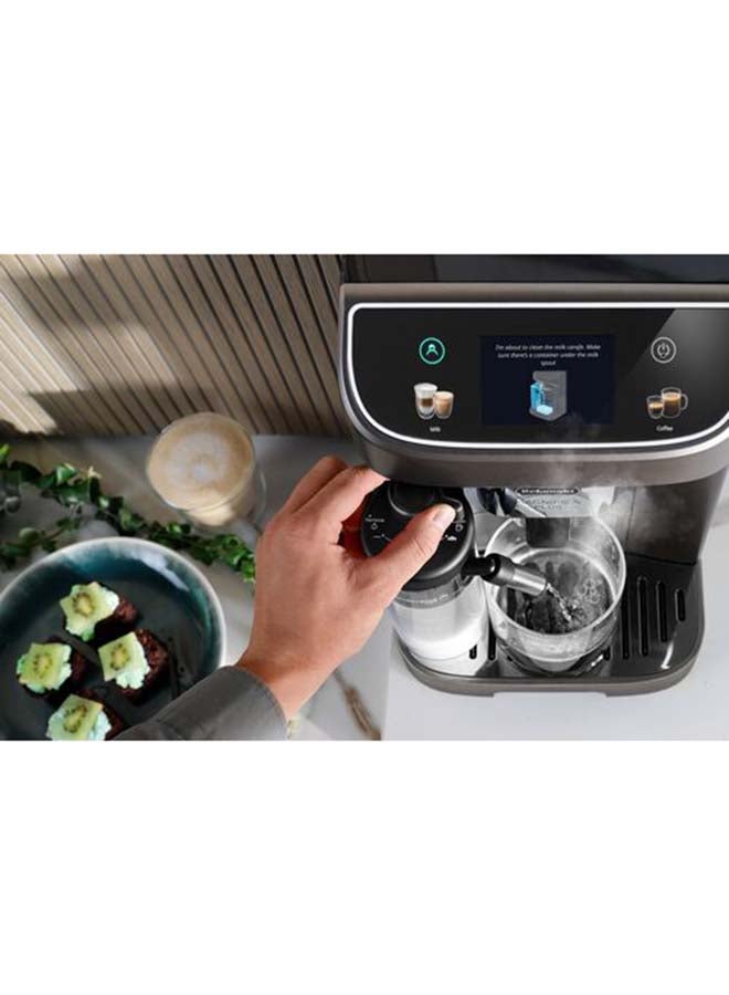 De'Longhi Coffee Machine MAGNIFICA PLUS Fully Automatic Espresso Machine with 19+ Hot & Iced Beverages Colour Touch Display 13 Grinder Settings Latte Crema Twin Shot ECAM320.70.TB (Made in Europe) 1.9 L 1450 W ECAM320.70.TB Titanium Black - Image 4