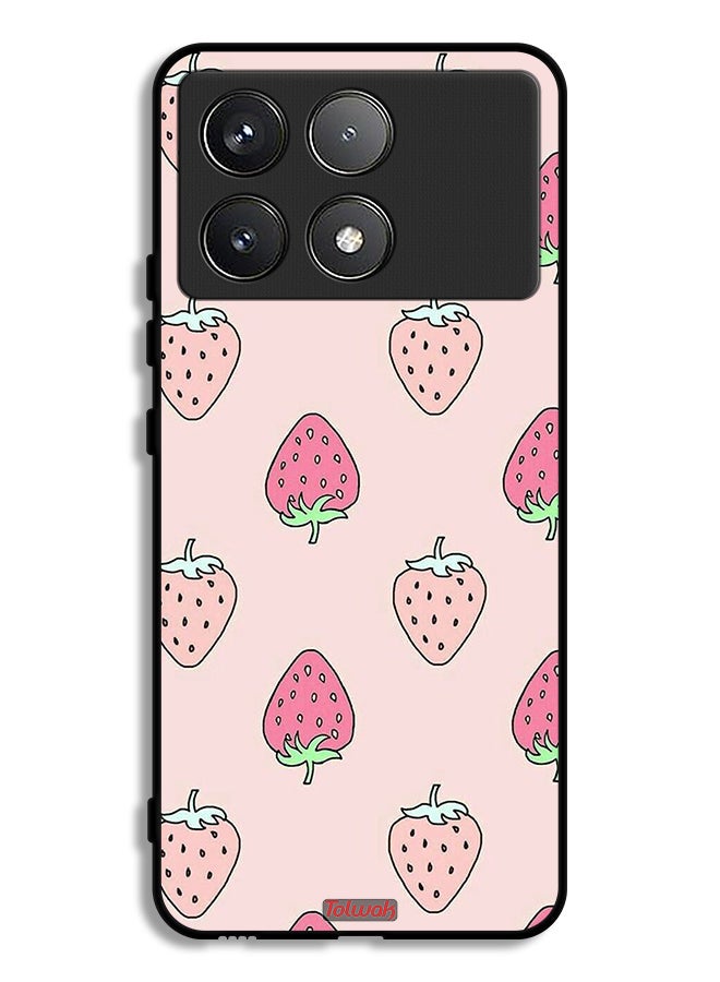 Tolwak Xiaomi Redmi K70 Protective Case Cover Strawberry Icon - Image 1