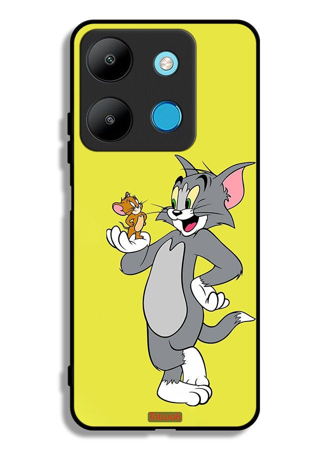 Tolwak Infinix Smart 7 Protective Case Cover Tom And Jerry - Image 1
