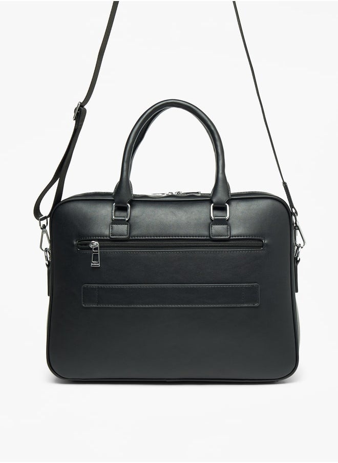 DUCHINI - Duchini Solid Laptop Bag with Handles and Adjustable Strap - Image 1