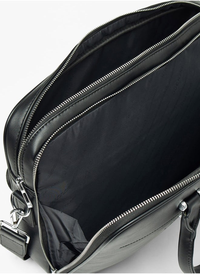 DUCHINI - Duchini Solid Laptop Bag with Handles and Adjustable Strap - Image 1