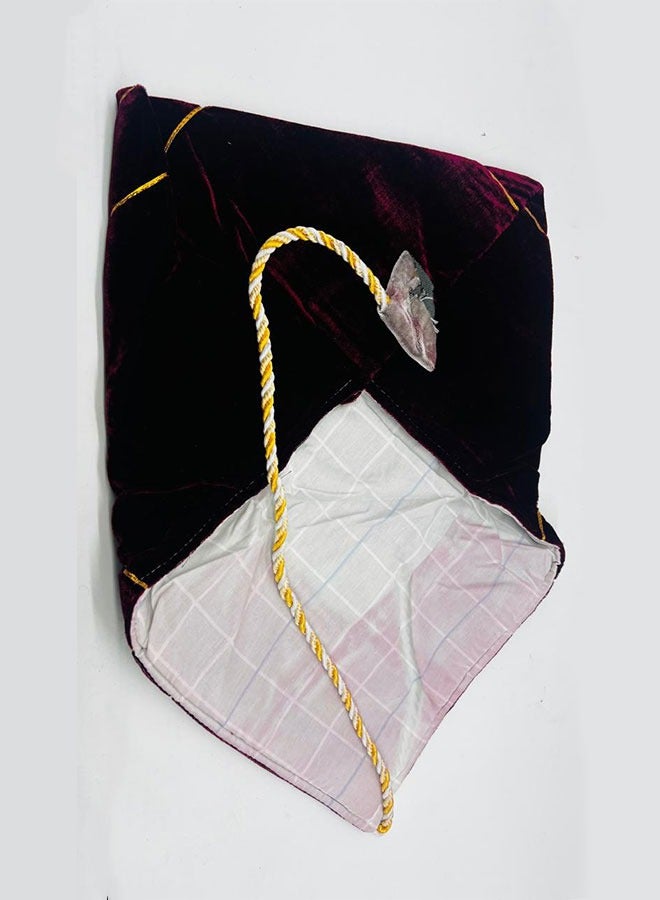 Velvet Qur'an Cover/Ghilaaf – A4 Size  Elegant Protective Qur'an Cover  - Image 2