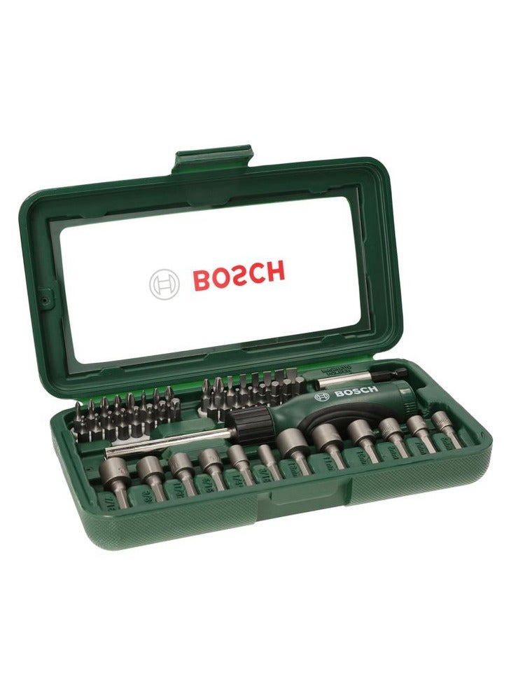Bosch 46 Pieces Accessories Screwdriver Set2607019504 - Image 1