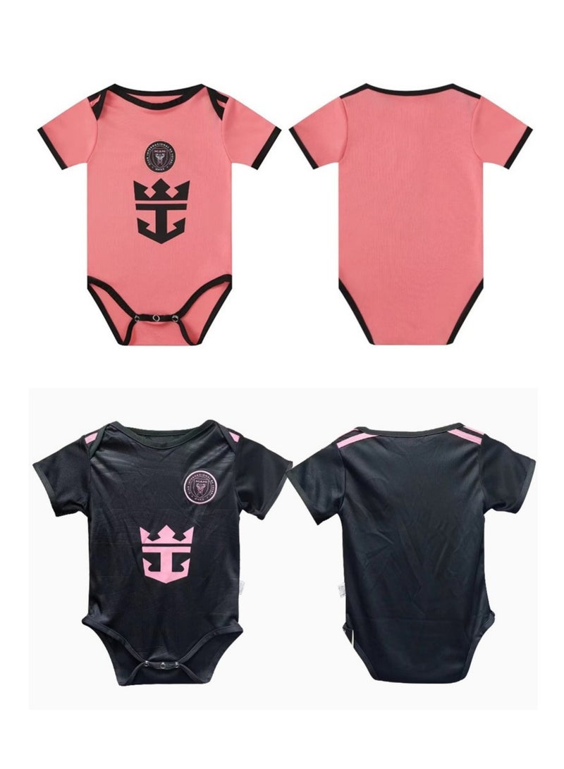 RedMapleTEK 2-PACK Football-themed Baby  Onesies
