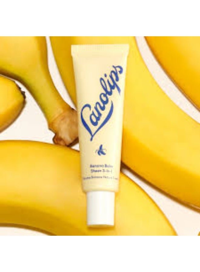 Lanolips Banana Balm Lip Sheen 3-in-1 12g - Image 4