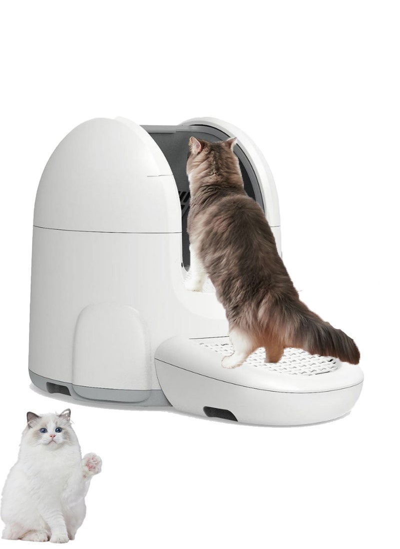 Kidle Automatic Cat Litter Box Large Cats Toilet Oversized Cat Toilet  Intelligent Cat Litter Box  - Image 1