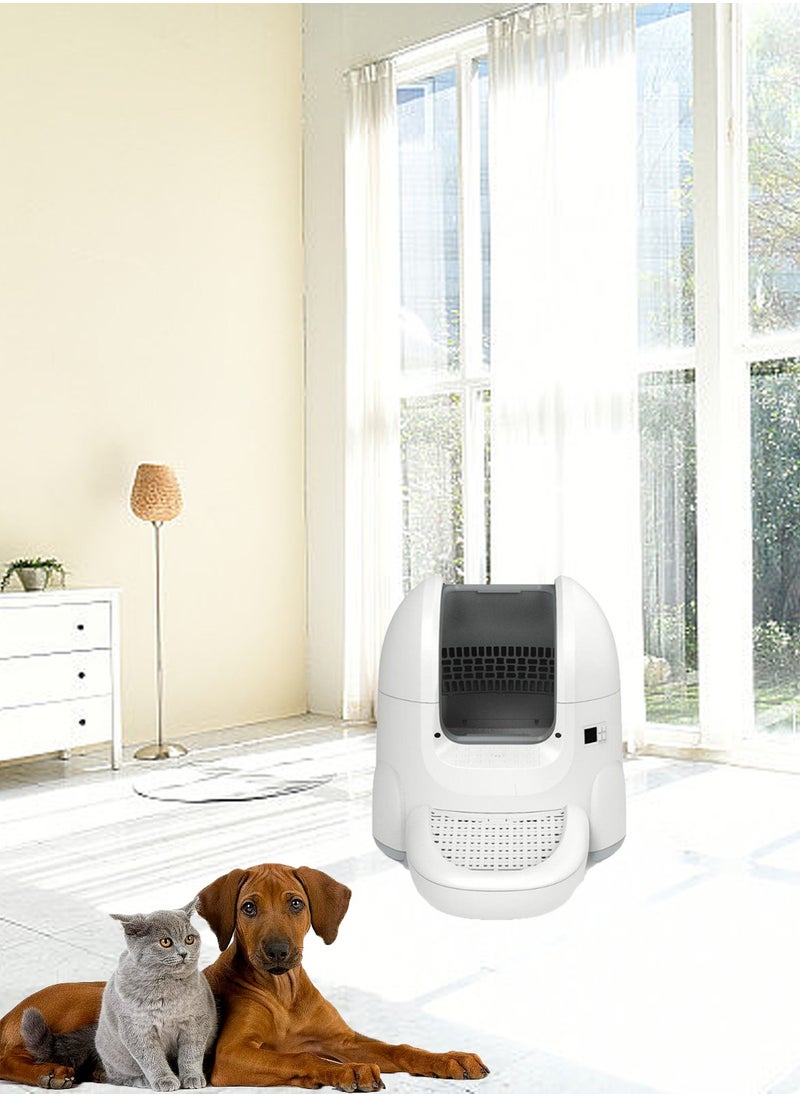 Kidle Automatic Cat Litter Box Large Cats Toilet Oversized Cat Toilet  Intelligent Cat Litter Box  - Image 3