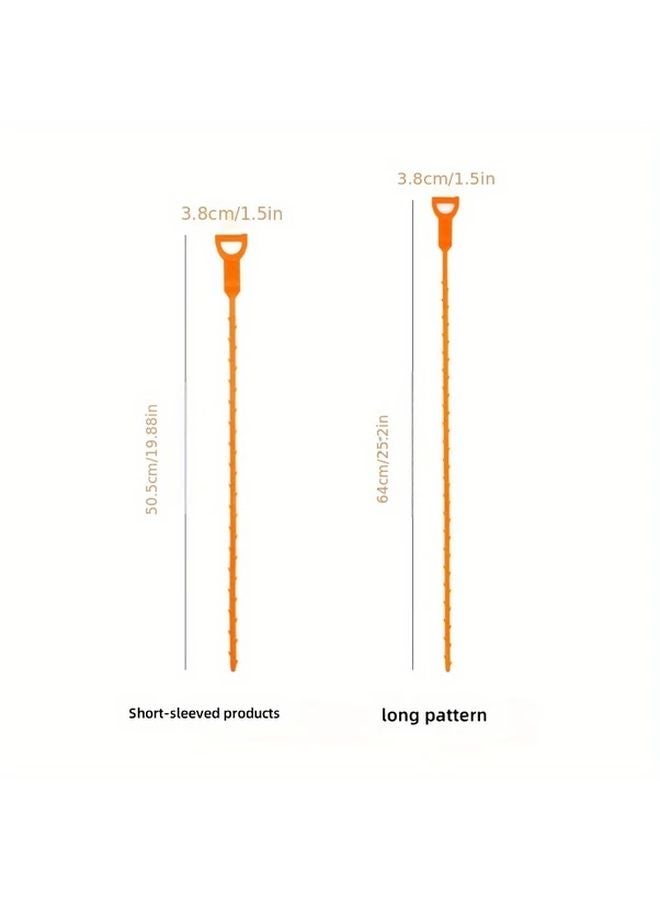 Short Manual Plumbing Snake Drain Cleaner Flexible Head Heavy Duty Hair Clog Remover Tool - Image 3