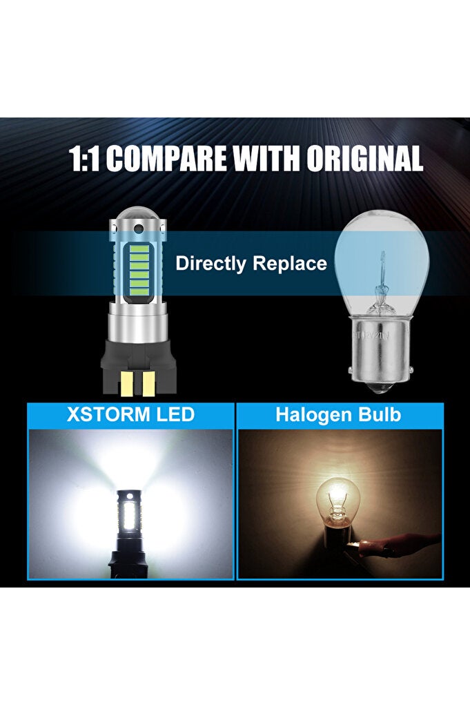 rayihni White 2pcs Canbus PW24W PWY24W LED Bulbs 3014 LED 30SMD DRL Fog Lamps For Audi BMW Volkswagen Turn S - Image 4