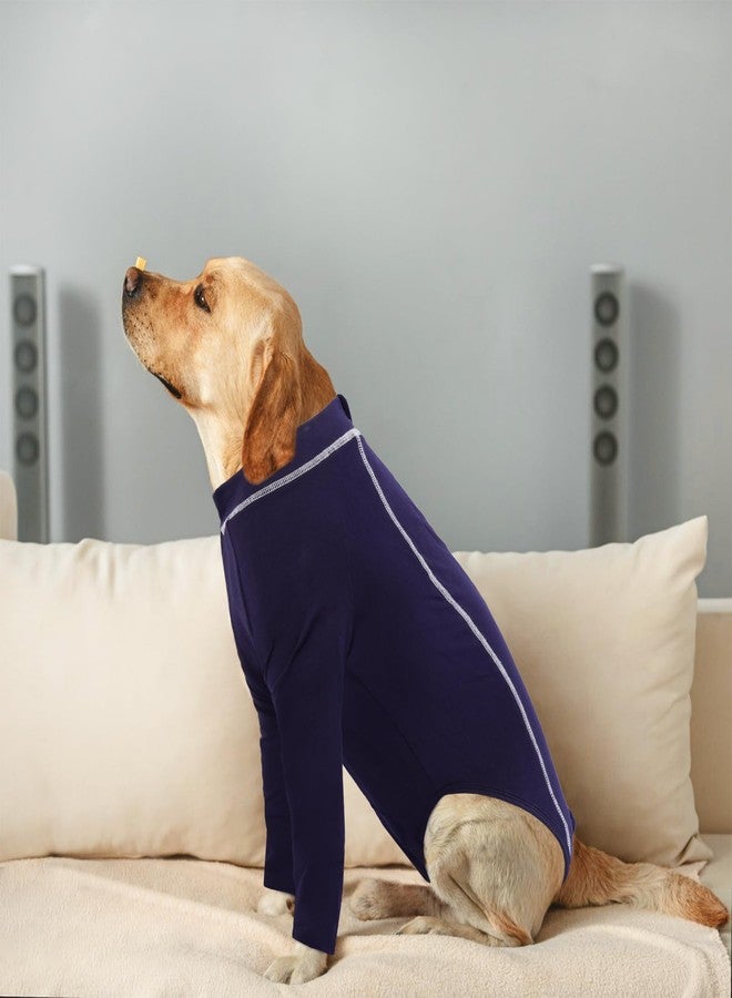 ROZKITCH Dog Surgery Leg Sleeve for Front Legs, Anti-Lick Wound Protector with Zipper, Dog Elbow Knee for Joint Care, ACL/CCL Sprain, Arthritis, Post-Op Suit, Cone Collar Alternative Blue S - Image 5