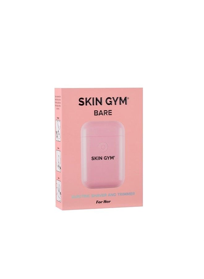 SKIN GYM Skin Gym Bare Shaver - Electric Razor for Women with Titanium-Coated Blades - Dual Illumination - Rechargeable Bikini Trimmer for Effortless Hair Removal  - Image 2