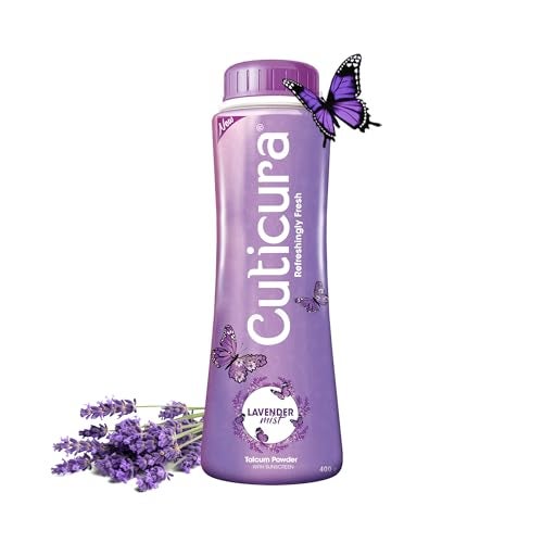 Cuticura Lavender Mist Talcum Powder,Pack of 400 G - Image 1