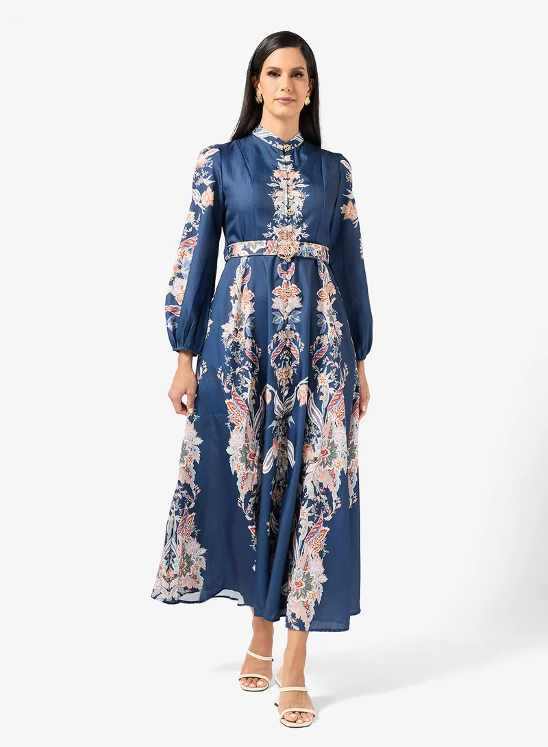 Khizana  Abstract Print Dress for Women | Best Price UAE