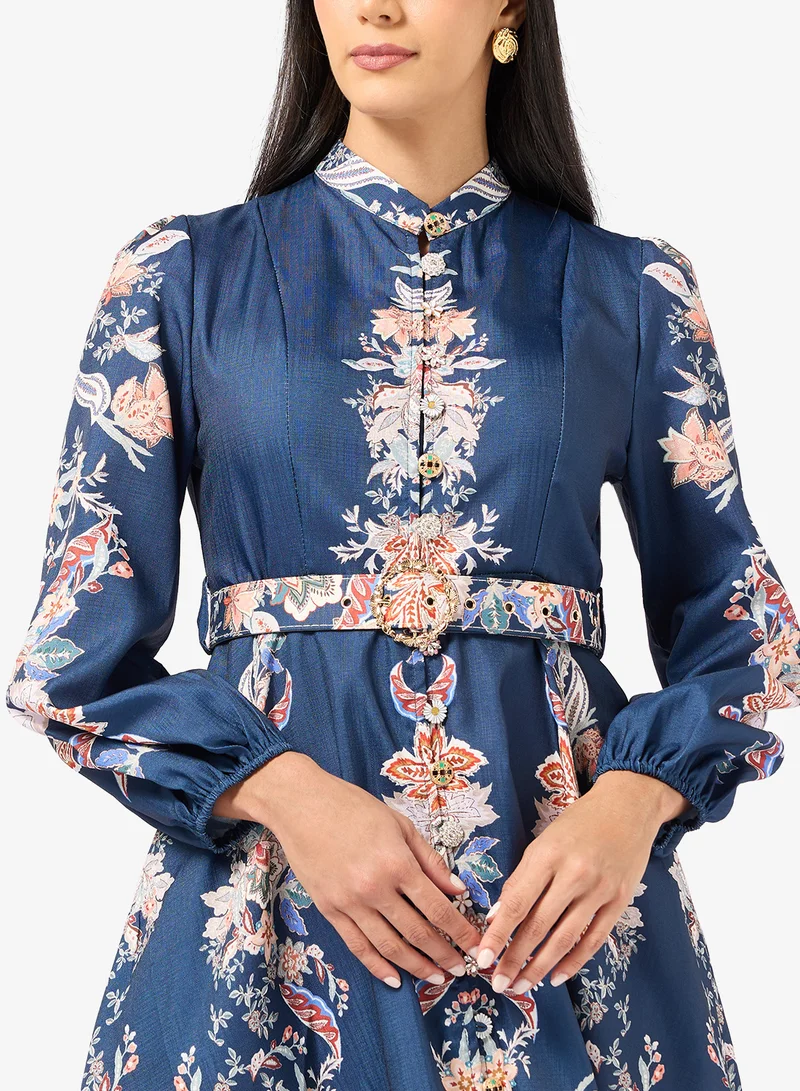 Khizana  Abstract Print Dress for Women | Best Price UAE