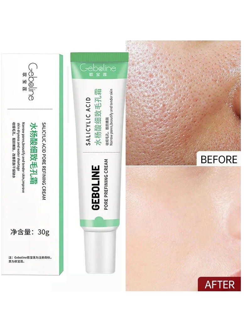 AS SEEN ON TV كريم حمض الساليسيليك لتقليص المسام القضاء السريع على المسام الكبيرة إزالة الرؤوس السوداء شد الوجه تنعيم البشرة منتج كوري للعناية