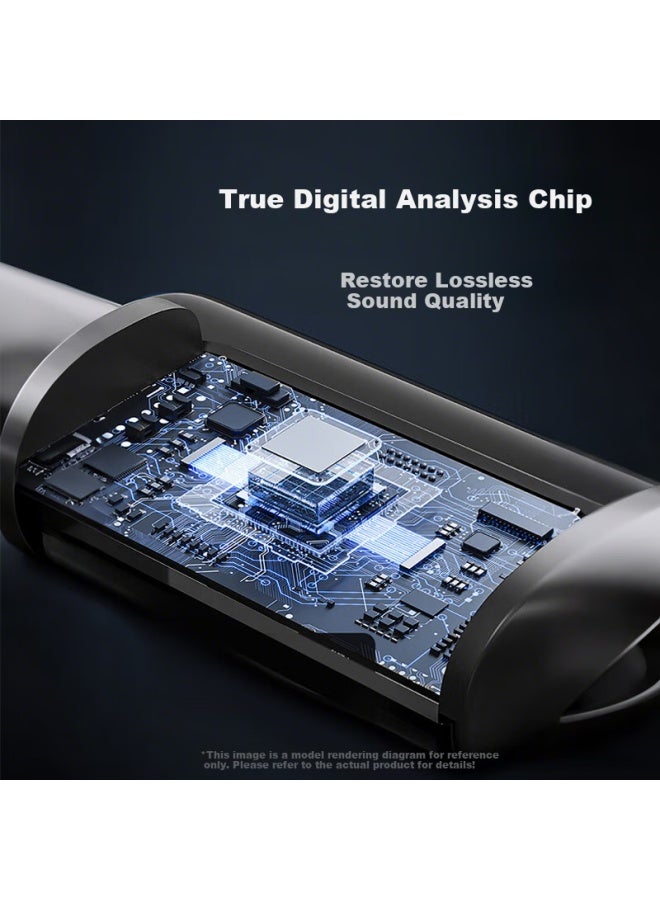 aigo Aigo Sleep Earphones Half In-Ear Sleep Aid Side Sleep Anti-Ear Pressure Noise Reduction Wired Earphones Type-C Interface Flat Wire Control Earphones Sports Running Music A260D - Image 2