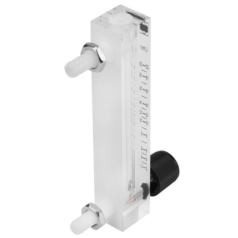 Gas Flowmeter: 8mm Barb High-Quality Acrylic Unidirectional Gas Flowmeter - 0.6MPa Pressure Resistant Gas Flow Control Meter for Industrial Gas Measurement - Image 3