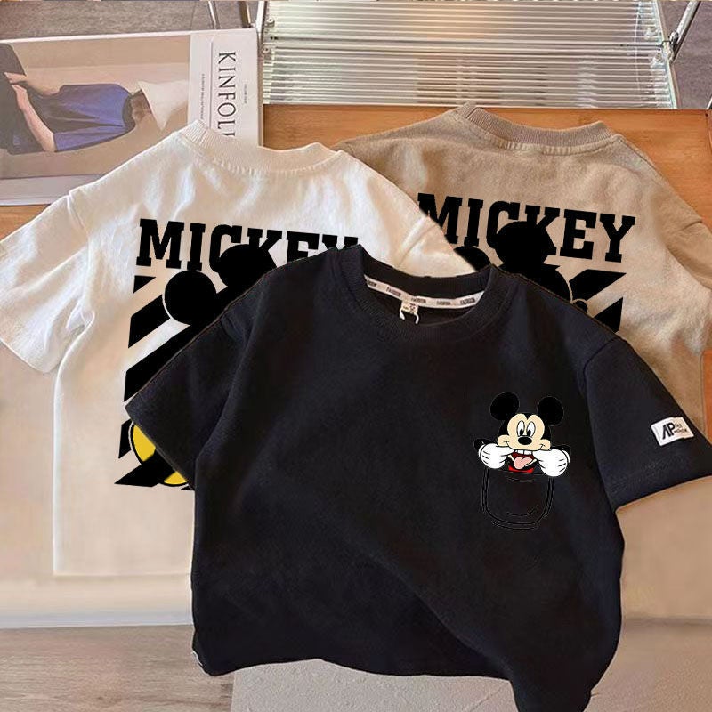 New Children'S Summer Cotton T-Shirts For Boys And Girls, Stylish Children'S Printed Cartoon Base Shirts, Tops For Outerwear - Image 4