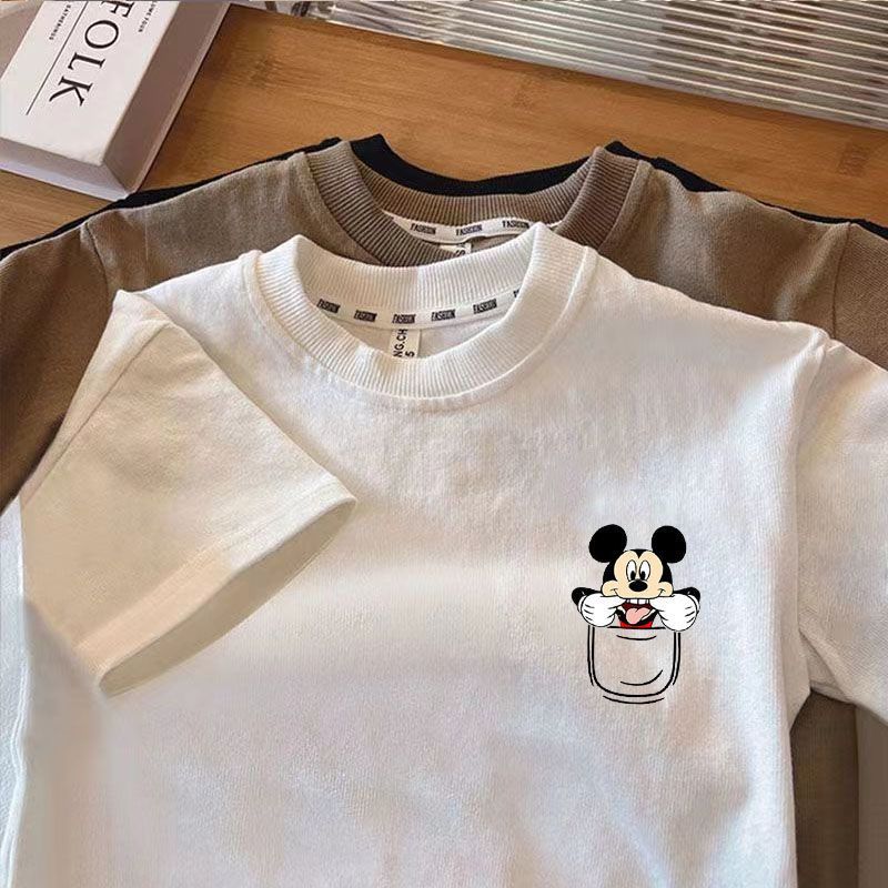 New Children'S Summer Cotton T-Shirts For Boys And Girls, Stylish Children'S Printed Cartoon Base Shirts, Tops For Outerwear - Image 5