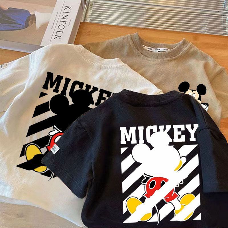 New Children'S Summer Cotton T-Shirts For Boys And Girls, Stylish Children'S Printed Cartoon Base Shirts, Tops For Outerwear - Image 2