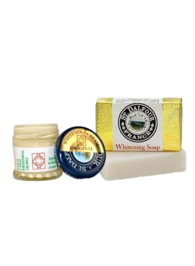 St.Dalfour St. Dalfour Whitening Combo Pack -- Soap & Cream for Radiant Skin