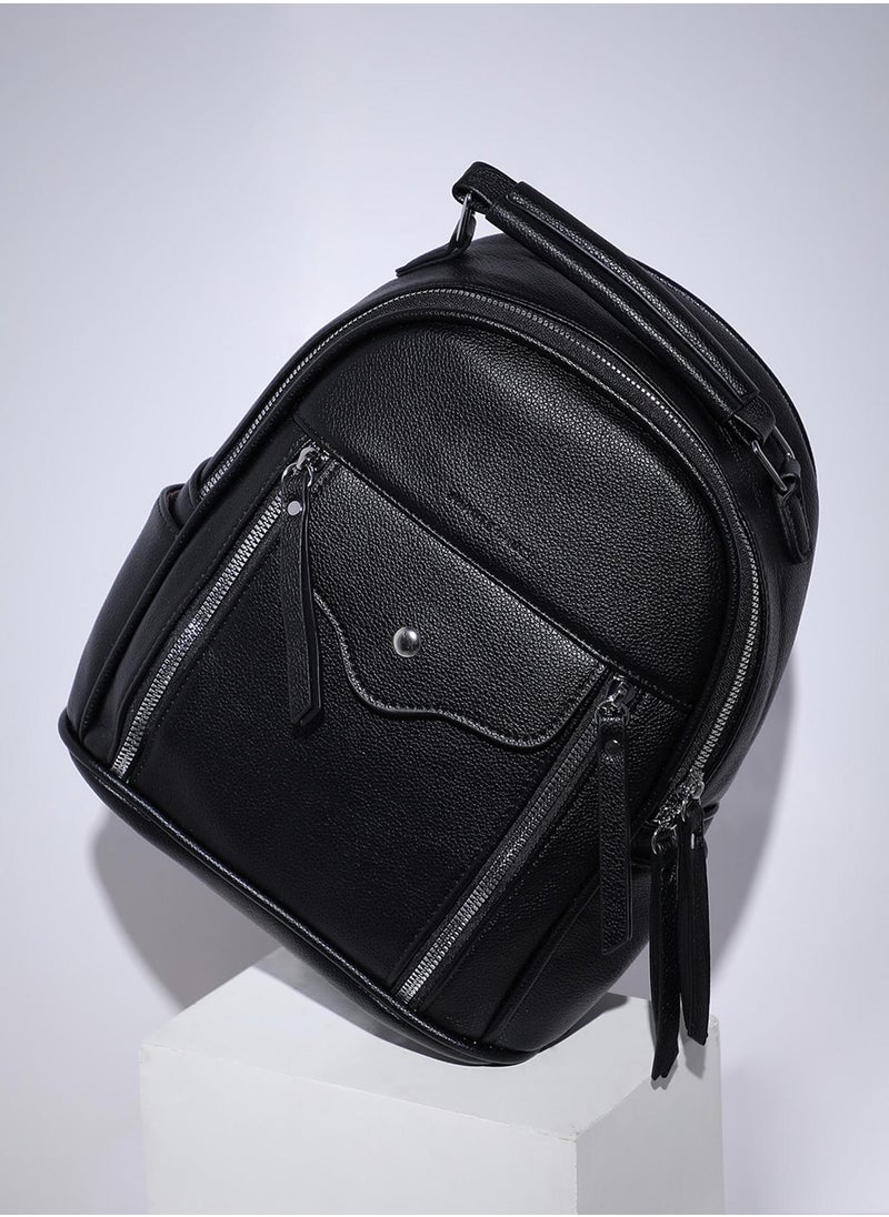 Haute Sauce - Everyday Essentials Mini Backpack - Black - Image 1